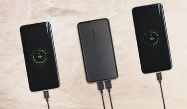 Trust Esla Thin 10,000 mAh powerbank (sort)