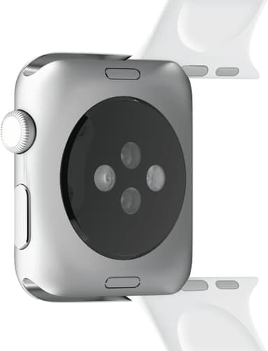 Puro Icon sportsreim i silikon til Apple Watch 38/40/41 mm (hvit)