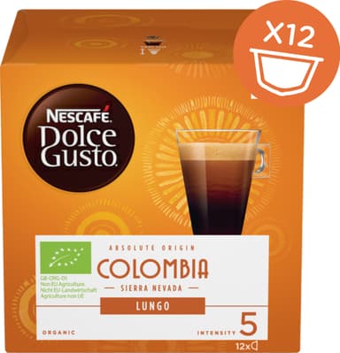 Nescafe Dolce Gusto Colombia Lungo Organic DG12355980