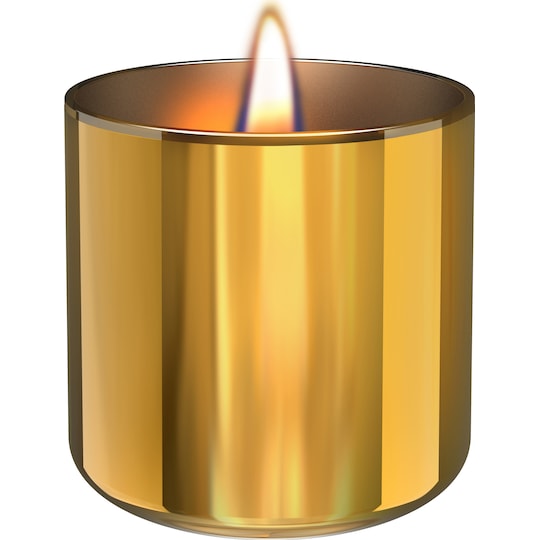 TenderFlame Lilly dekorativt lys 2-pakk (gull)