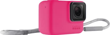 GoPro trekk + stropp (hot pink)