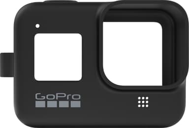GoPro silikondeksel + halssnor (sort)