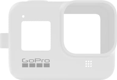 GoPro silikondeksel + halssnor (hvit)