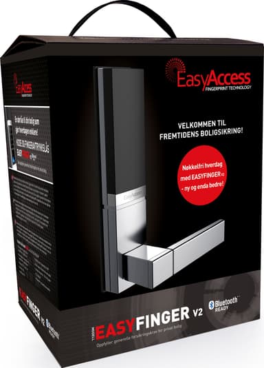 EasyAccess EasyFinger V2 dørlås (sølv)