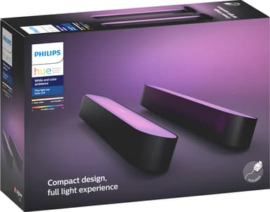 Philips Hue Play lysbar topakning (sort)