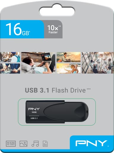 PNY Attache 4 USB 3.1 minnepenn 16 GB