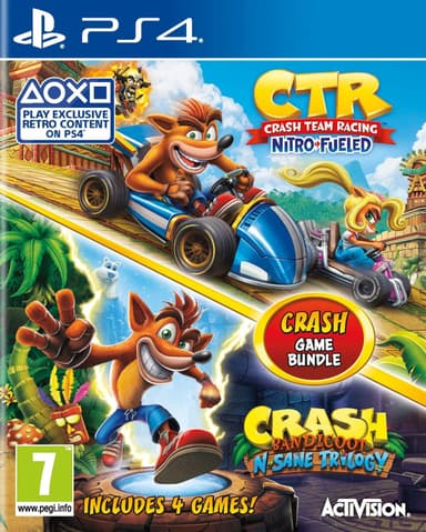 Crash Team Racing: Nitro-Fueled & Crash Bandicoot N.Sane Trilogy (PS4)