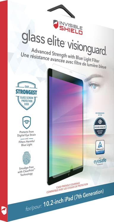 Zagg Glass Elite Visionguard skjermbeskytter