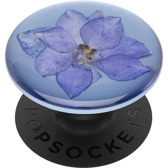 Popsockets grep til mobile enheter (pressed flower larkspur)