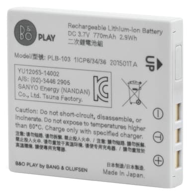 B&O Beoplay H8/H9-batteri