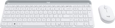 Logitech MK470 Slim Combo datamus og tastatur (hvit) PC Logitech MK470 Slim Trådløs Kombo Mus & tastatur