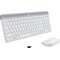 Logitech MK470 Slim Combo datamus og tastatur (hvit)
