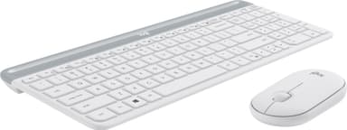 Logitech MK470 Slim Combo datamus og tastatur (hvit) PC Logitech MK470 Slim Combo datamus og tastatur (hvit) PC