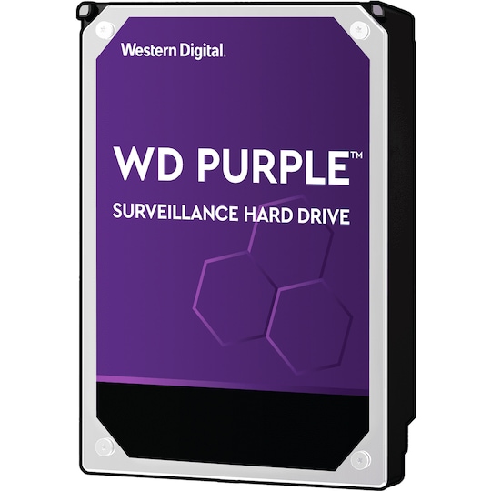 WD Purple Surveillance 3,5" intern harddisk (4 TB)