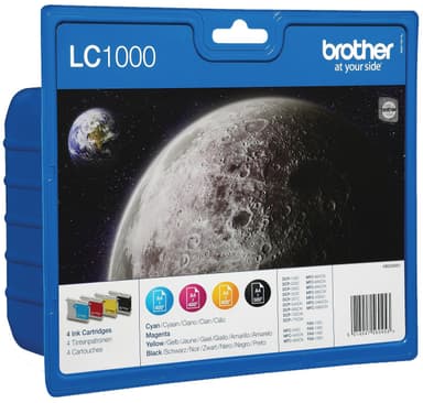 Brother blekkpartoner LC-1000VAL Cyan Magenta Gul Sort