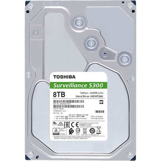 Toshiba S300 Surveillance intern harddisk (8 TB)