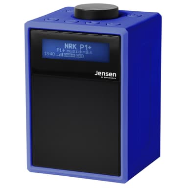 Jensen Buddy bærbar radio (blå)