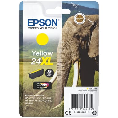 Epson blekkpatron Claria Photo HD 24XL Gul
