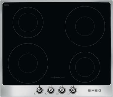 Smeg Victoria Aesthetic 60 cm induksjonstopp SI964XM (rustfritt stål)