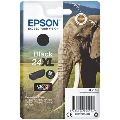 Epson blekkpatron Claria Photo HD 24XL Sort