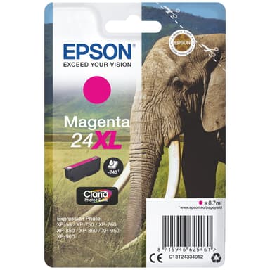 Epson blekkpatron Claria Photo HD 24XL Magenta