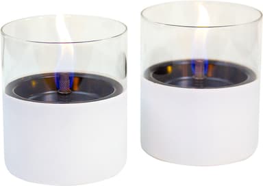 TenderFlame Lilly dekorativt lys 2-pakk (hvit)