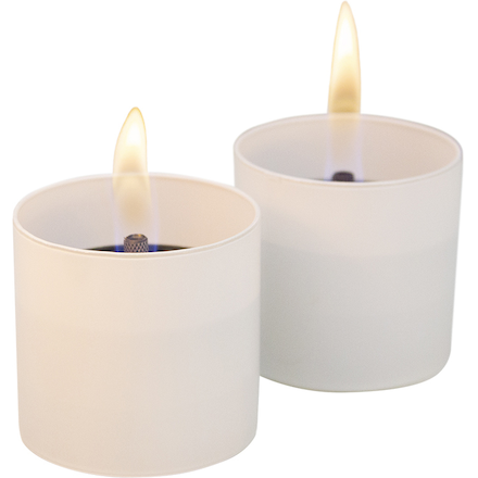 TenderFlame Lilly dekorativt lys 2-pakk (hvit)