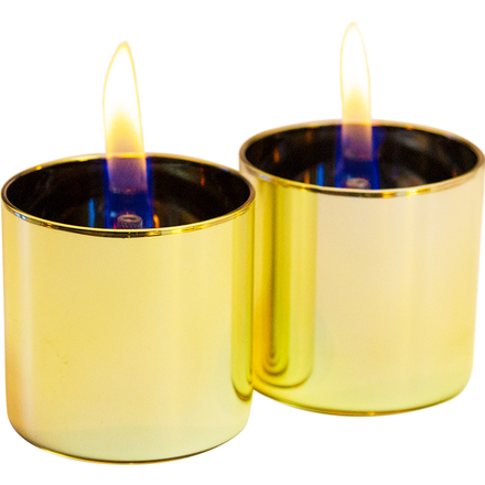TenderFlame Lilly dekorativt lys 2-pakk (gull)