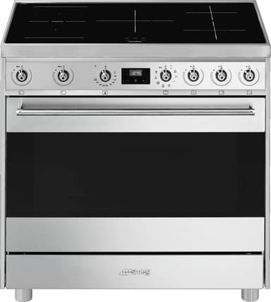Smeg Classic induksjonskomfyr C9IMX91 (stål)