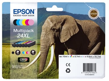 Epson blekkpatron Claria Photo HD 24XL - Multipack
