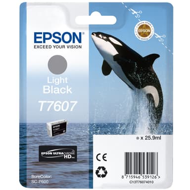 Epson blekkpatron UltraChrome HD T7607 Light black