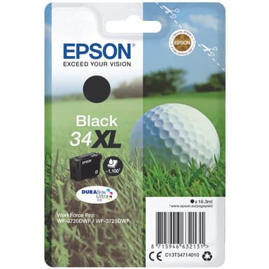 Epson blekkpatron DuraBrite Ultra 34XL Sort