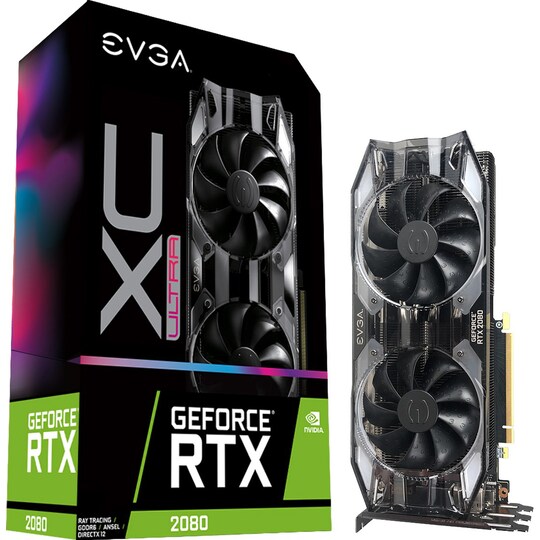 EVGA GeForce RTX 2080 XC Ultra grafikkort 8G