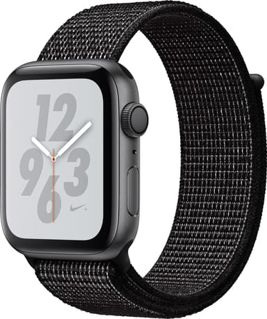 Apple Watch Series 4 Nike+ 44 mm (grå alu/sort sport loop)