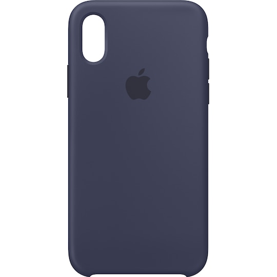 iPhone Xs silikondeksel (midnattsblå)