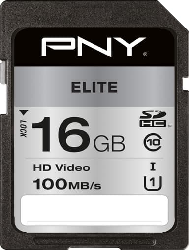 PNY Elite SDHC-minnekort 16 GB