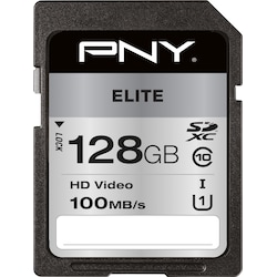 PNY Elite SDXC-minnekort 128 GB
