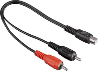 Hama subwoofer-adapter, 2 x RCA hann - RCA hunn