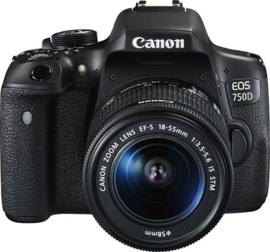 Canon EOS 750D systemkamera + 18 55mm IS STM objektiv Canon EOS 750D systemkamera + 18 55mm IS STM objektiv