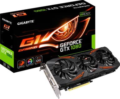 Gigabyte GeForce GTX 1080 G1 Gaming-grafikkort 8G