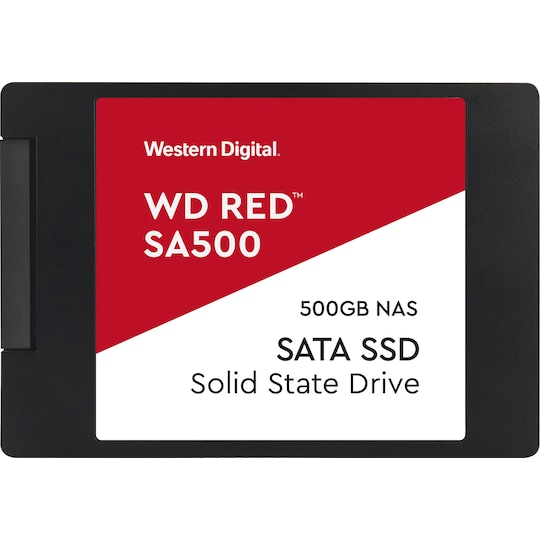 WD Red SA500 intern SATA SSD til NAS (500 GB)