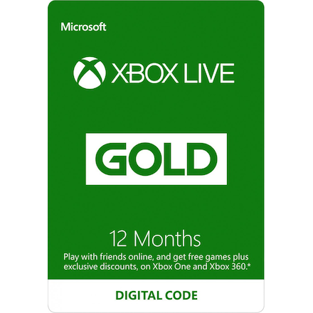 Xbox LIVE Prepaid 12 Month Gold Membership (download)