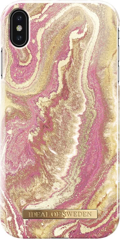 Golden blush marble
