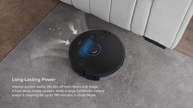 Roborock S5 Max robotstøvsuger (sort)