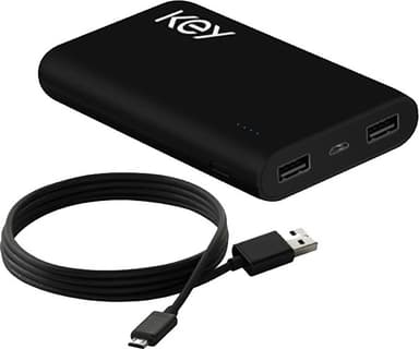 Key powerbank 20000 mAh (sort)