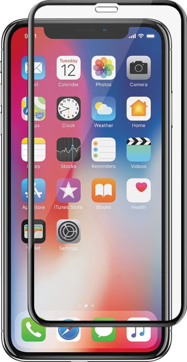 Panzer Curved Silicate for iPhone Xs Max/11 Pro Max (sort)