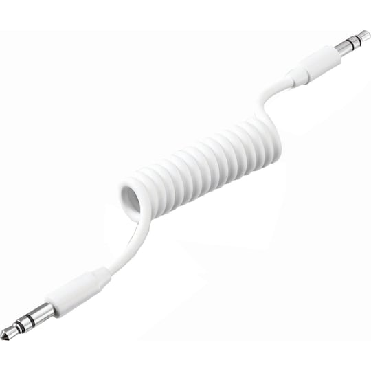 Sandstrøm AUX-kabel 1m (hvit)
