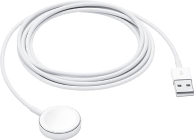 Apple Watch magnetisk ladekabel, 2 m (hvit)