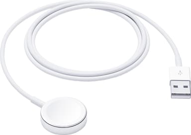 Apple Watch magnetisk ladekabel, 1 m (hvit)