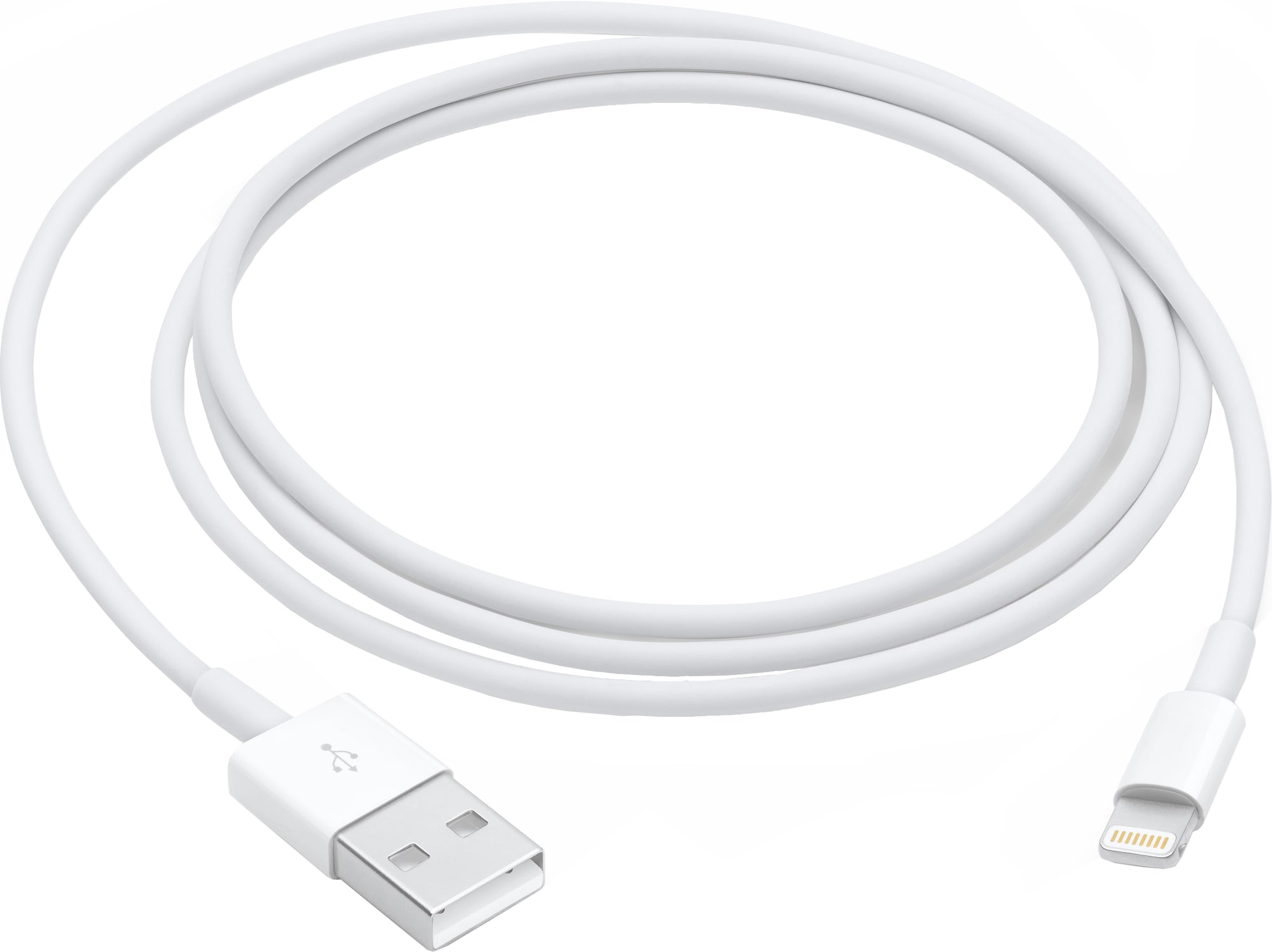 Apple Lightning til USB-kabel 1 m (hvit) - Elkjøp